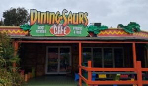 Exterior of the Dining-Saurs Café
