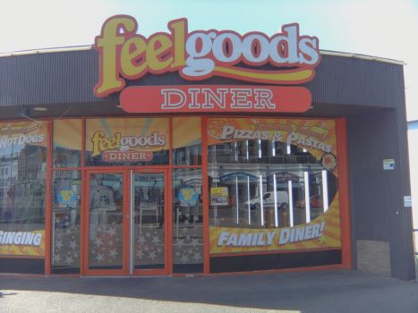 Exterior of Feelgoods Diner