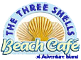 The Three Shells Tea Room logo.