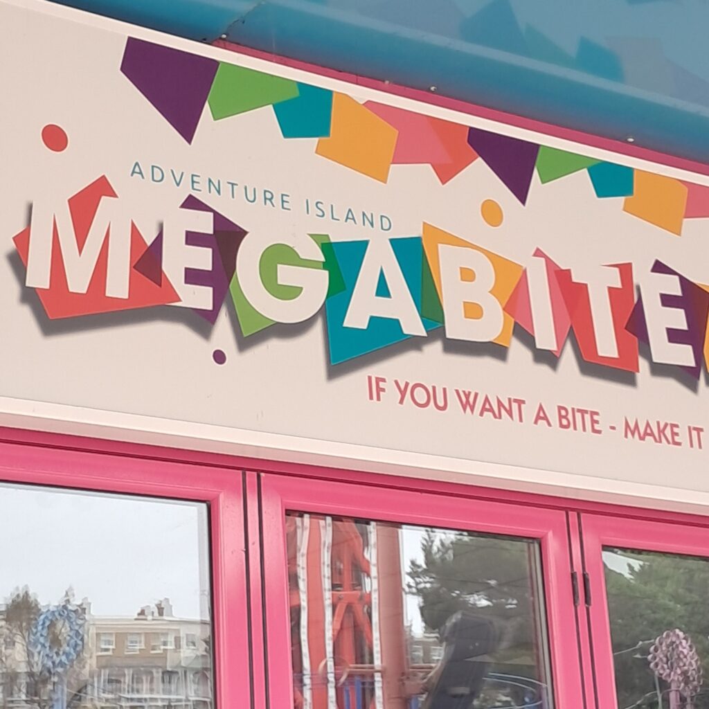 Megabites at Adventure Island. For ice creams and sorbets.